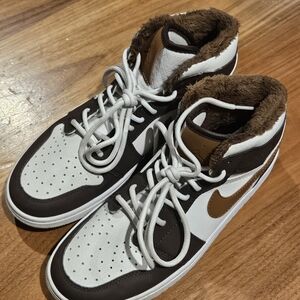 Nike Women's Athletic Shoes in Brown and White